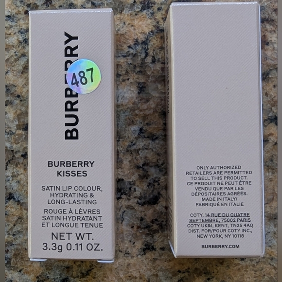 Burberry 05 Horseferry Beige Kisses Satin Lipstick NIB - Picture 4 of 4